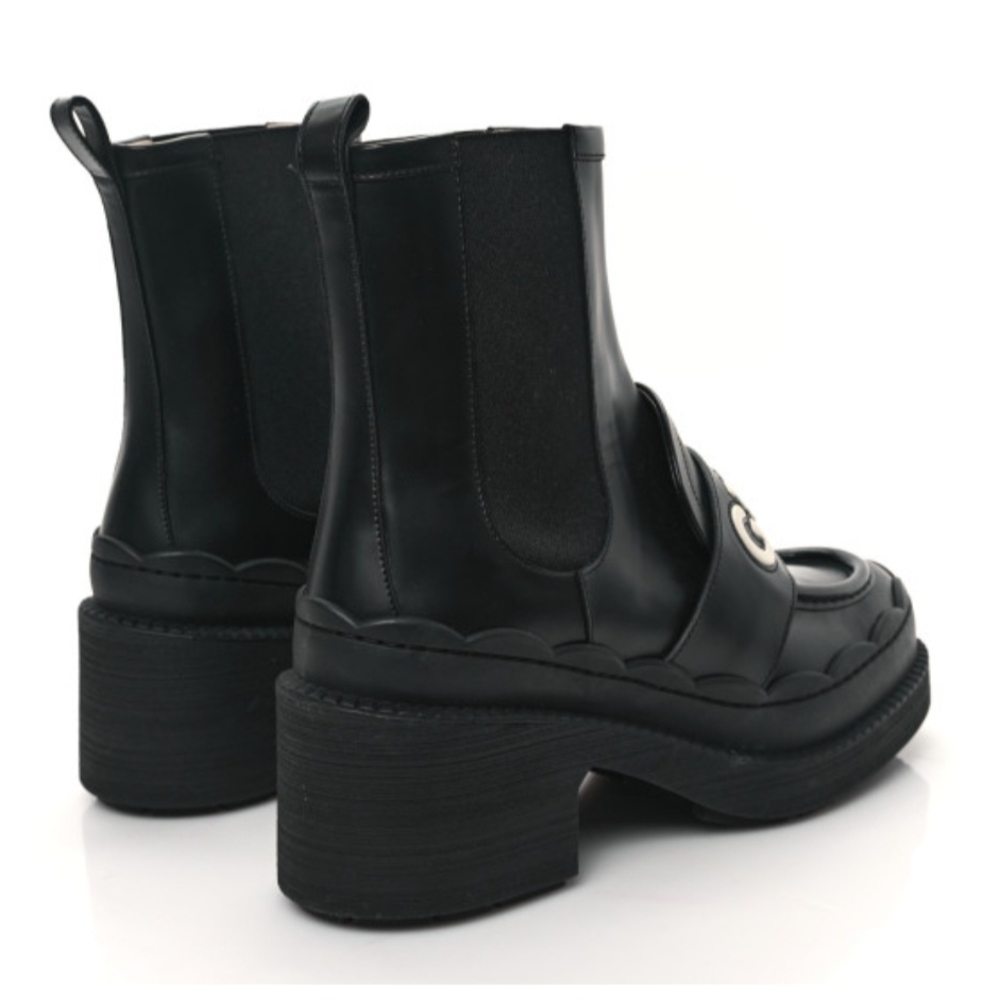 Gucci Ornella Logo Ankle Boots - Picture 4 of 8